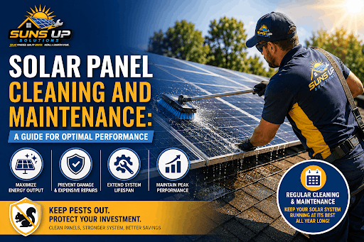 Solar panel cleaning